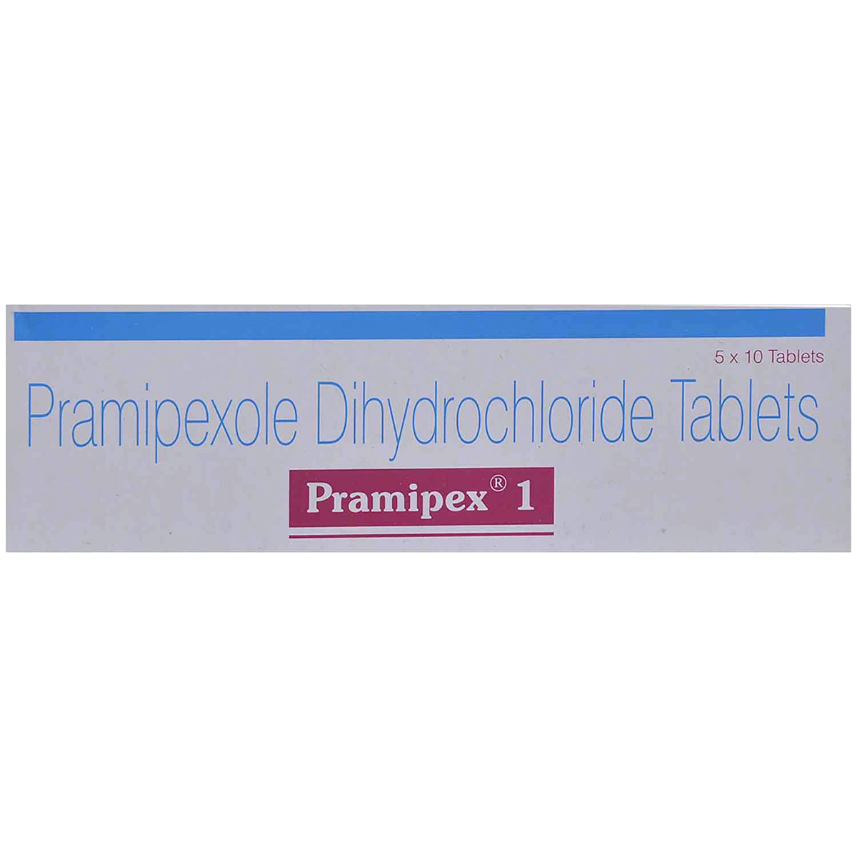 Pramipex 1 Tablet 10's, Pack of 10 TABLETS Pramipex 1 Tablet 10's, Pack of 10 TABLETS