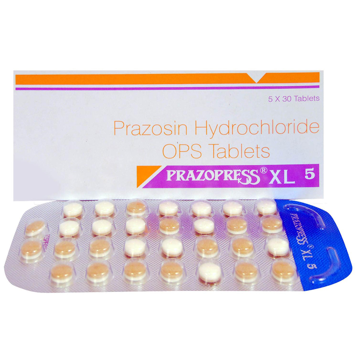 Prazopress XL 5 Tablet 30's, Pack of 30 TABLETS Prazopress XL 5 Tablet 30's, Pack of 30 TABLETS