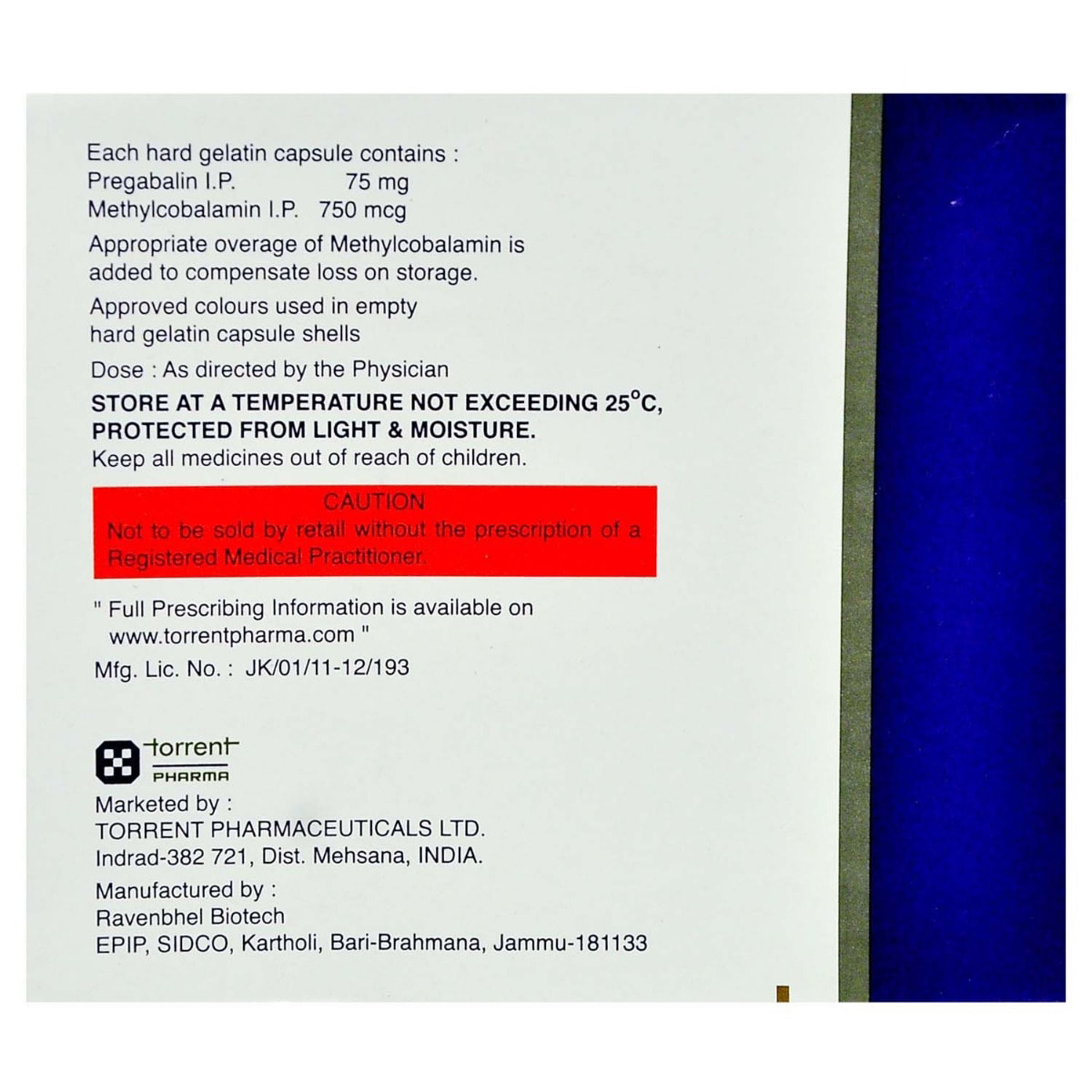 Pregalin M 75 Capsule 15's, Pack of 15 Pregalin M 75 Capsule 15's, Pack of 15