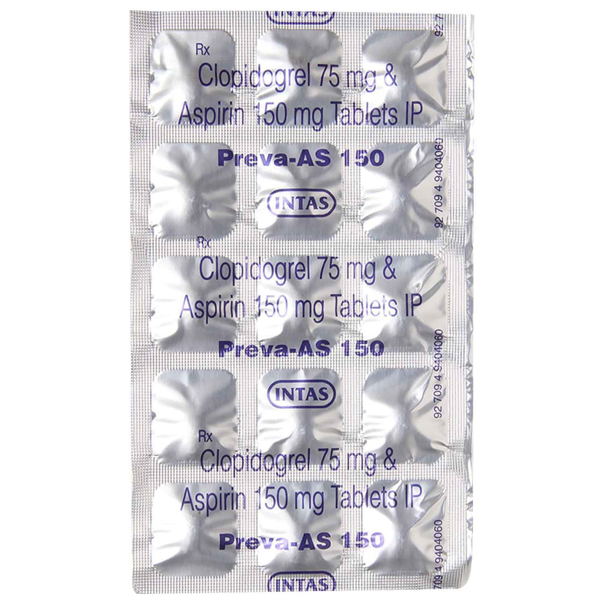 Preva AS 150 Tablet 15's, Pack of 15 TABLETS Preva AS 150 Tablet 15's, Pack of 15 TABLETS
