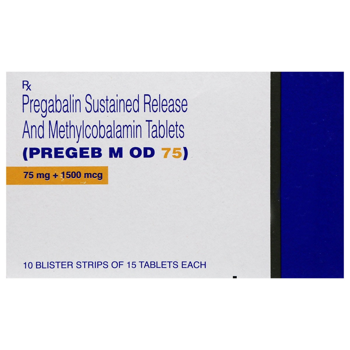 Pregeb M OD 75 Tablet 15's, Pack of 15 Pregeb M OD 75 Tablet 15's, Pack of 15