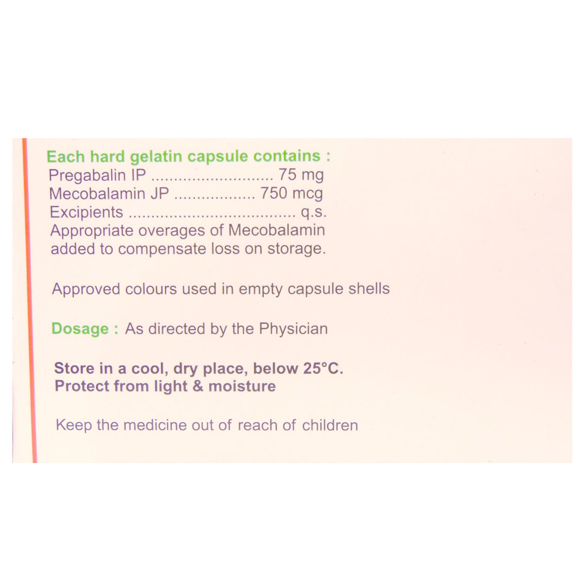 Pregacip M Capsule 10's, Pack of 10 Pregacip M Capsule 10's, Pack of 10