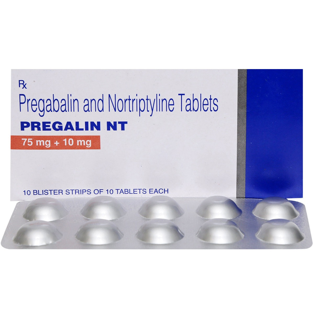 Pregalin NT Tablet 10's, Pack of 10 TABLETS Pregalin NT Tablet 10's, Pack of 10 TABLETS