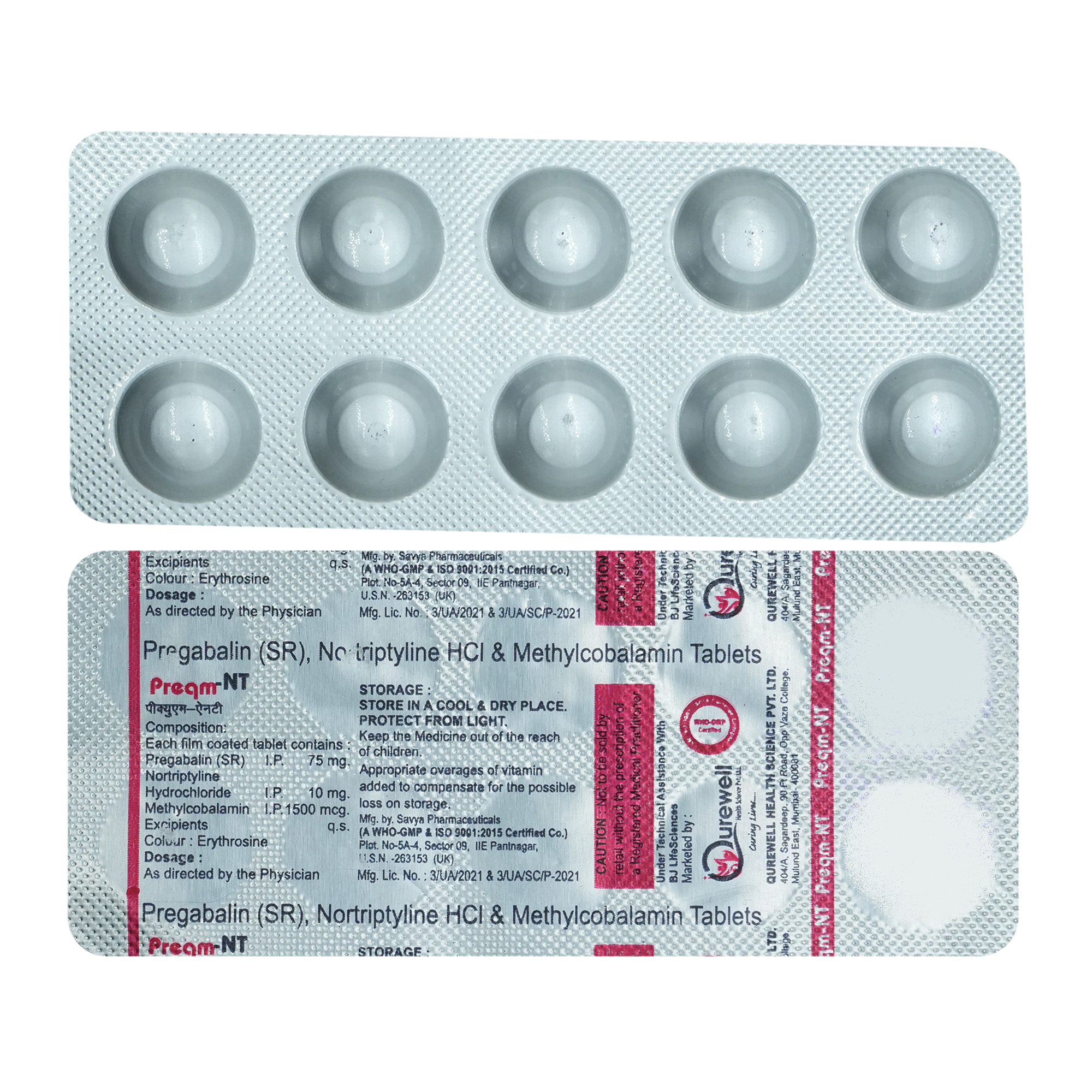 Preqm NT 75 Tablet 10's, Pack of 10 Preqm NT 75 Tablet 10's, Pack of 10