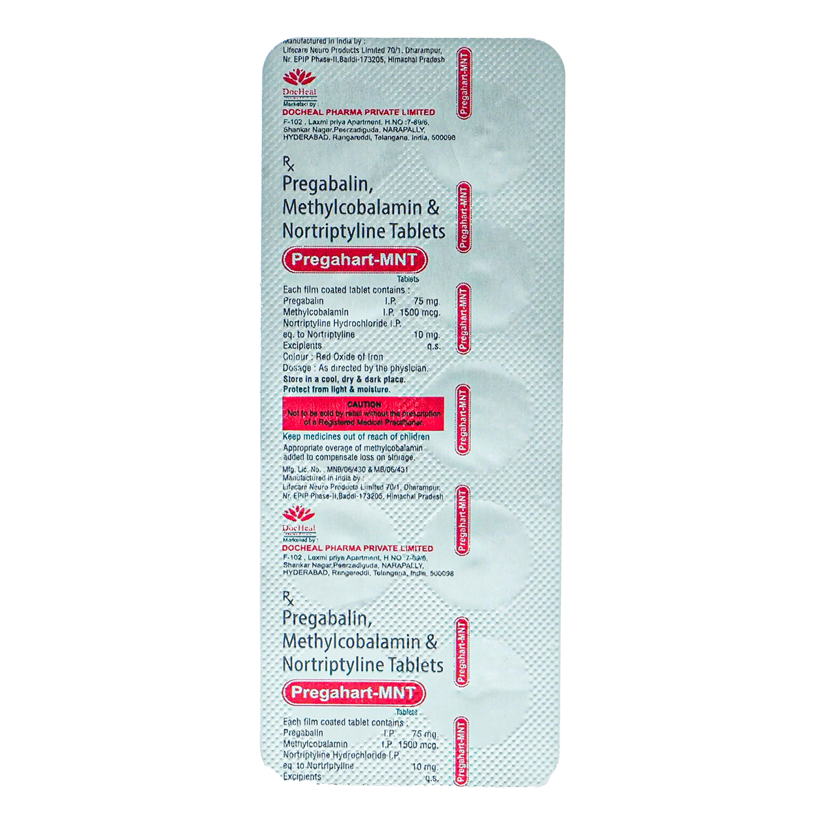 Pregahart-M NT Tablet 10's, Pack of 10 TabletS Pregahart-M NT Tablet 10's, Pack of 10 TabletS