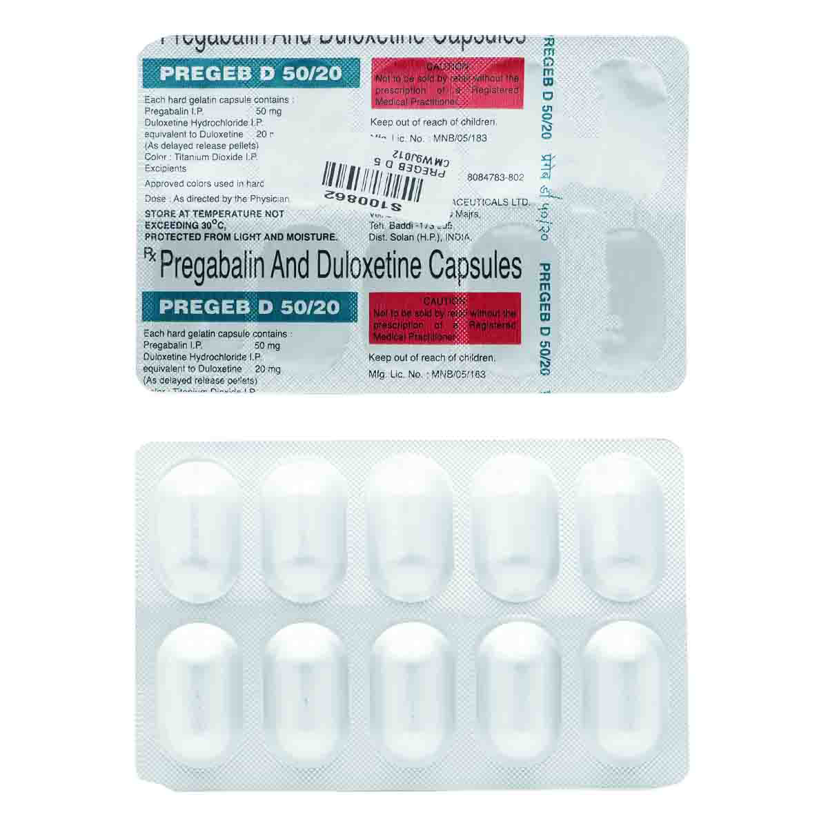 Pregeb D 50/20 Capsule 10's, Pack of 10 Pregeb D 50/20 Capsule 10's, Pack of 10
