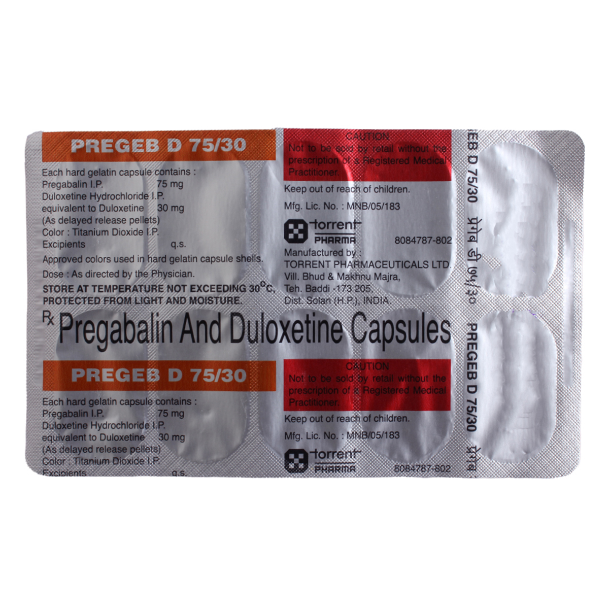 Pregeb D 75/30 Capsule 10's, Pack of 10 Pregeb D 75/30 Capsule 10's, Pack of 10