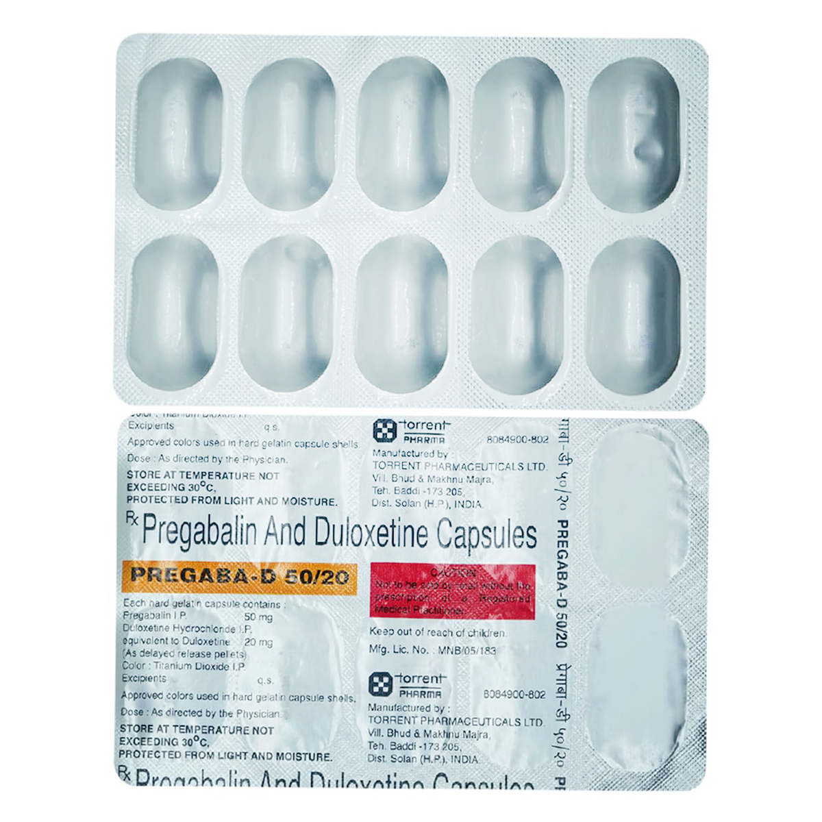 Pregabid D 50/20 Capsule 10's, Pack of 10 Pregabid D 50/20 Capsule 10's, Pack of 10