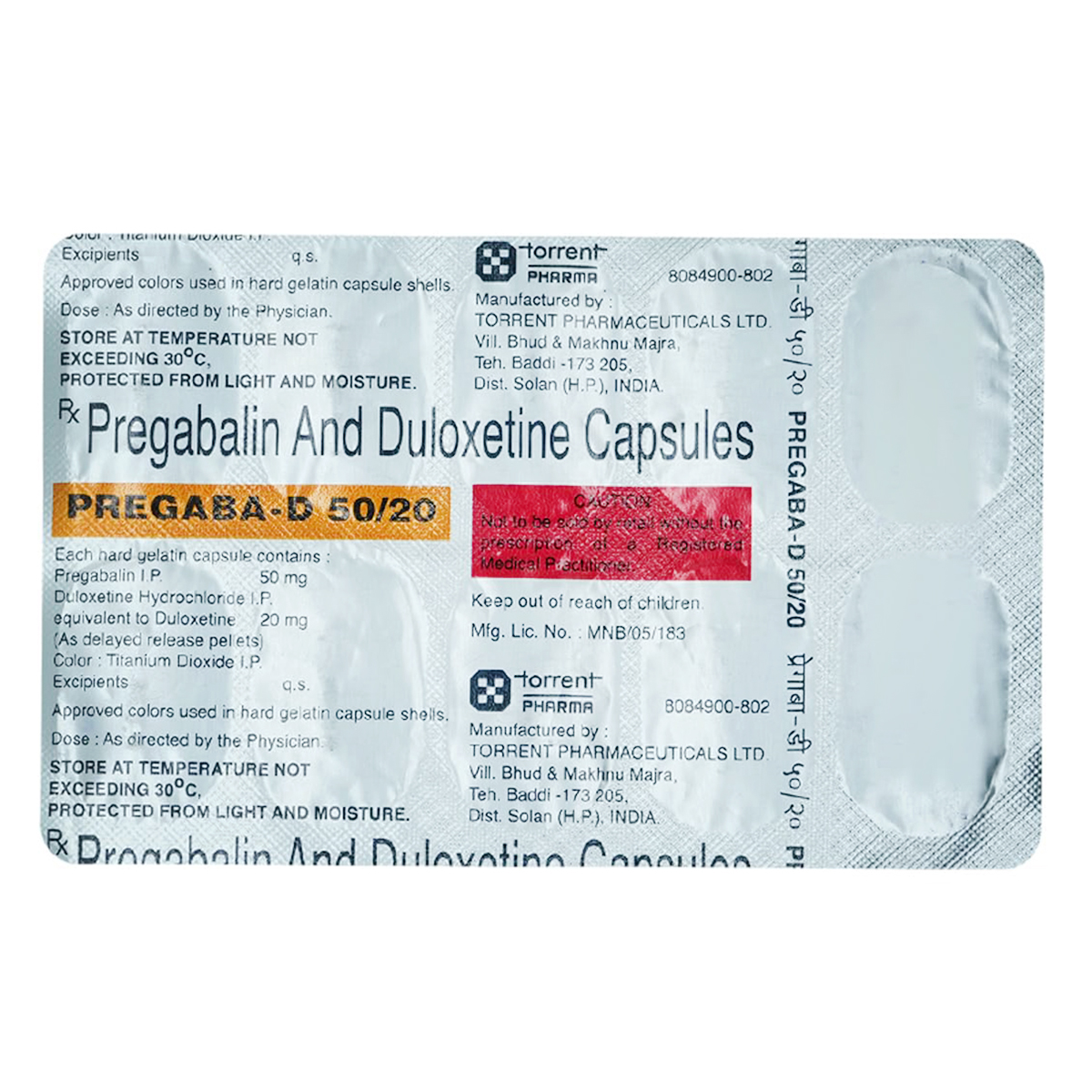 Pregabid D 50/20 Capsule 10's, Pack of 10 Pregabid D 50/20 Capsule 10's, Pack of 10