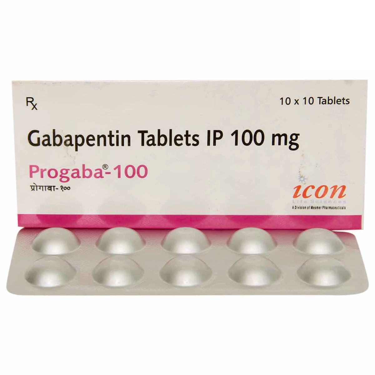 Progaba 100 mg Tablet 10's, Pack of 10 TabletS Progaba 100 mg Tablet 10's, Pack of 10 TabletS