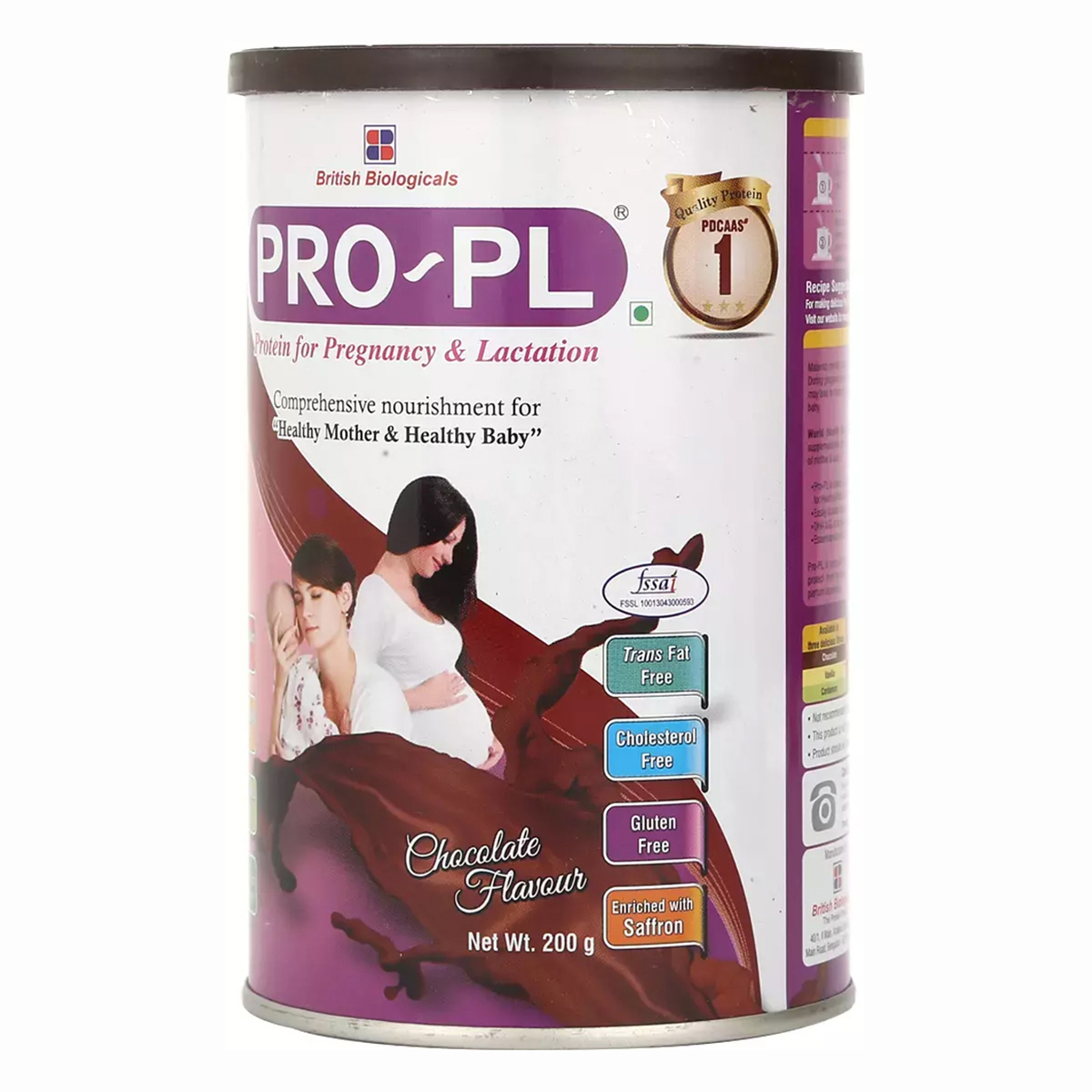 Pro-PL Chocolate Flavour Powder, 200 gm Tin, Pack of 1 Pro-PL Chocolate Flavour Powder, 200 gm Tin, Pack of 1