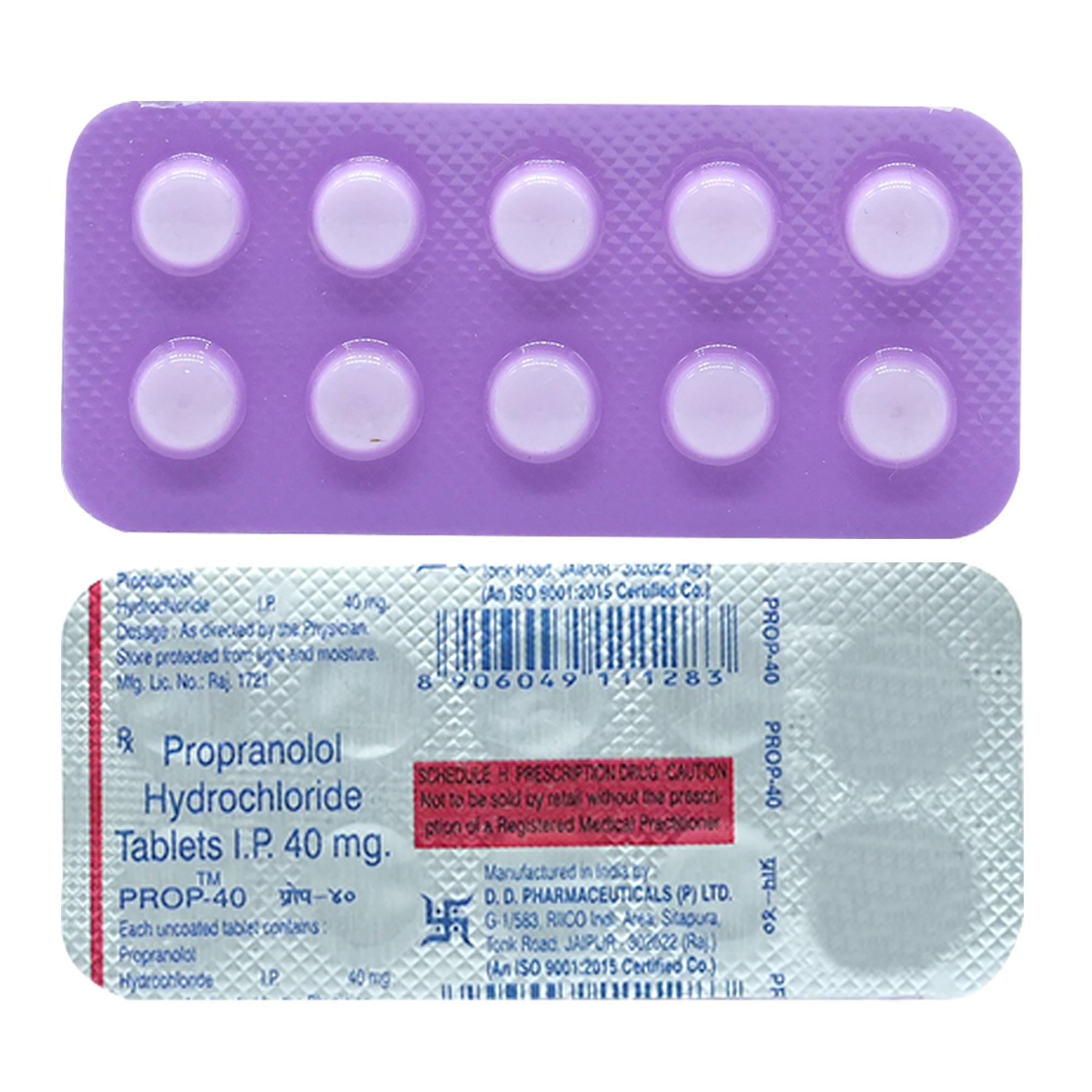 Prop 40 mg Tablet 10's, Pack of 10 TabletS Prop 40 mg Tablet 10's, Pack of 10 TabletS