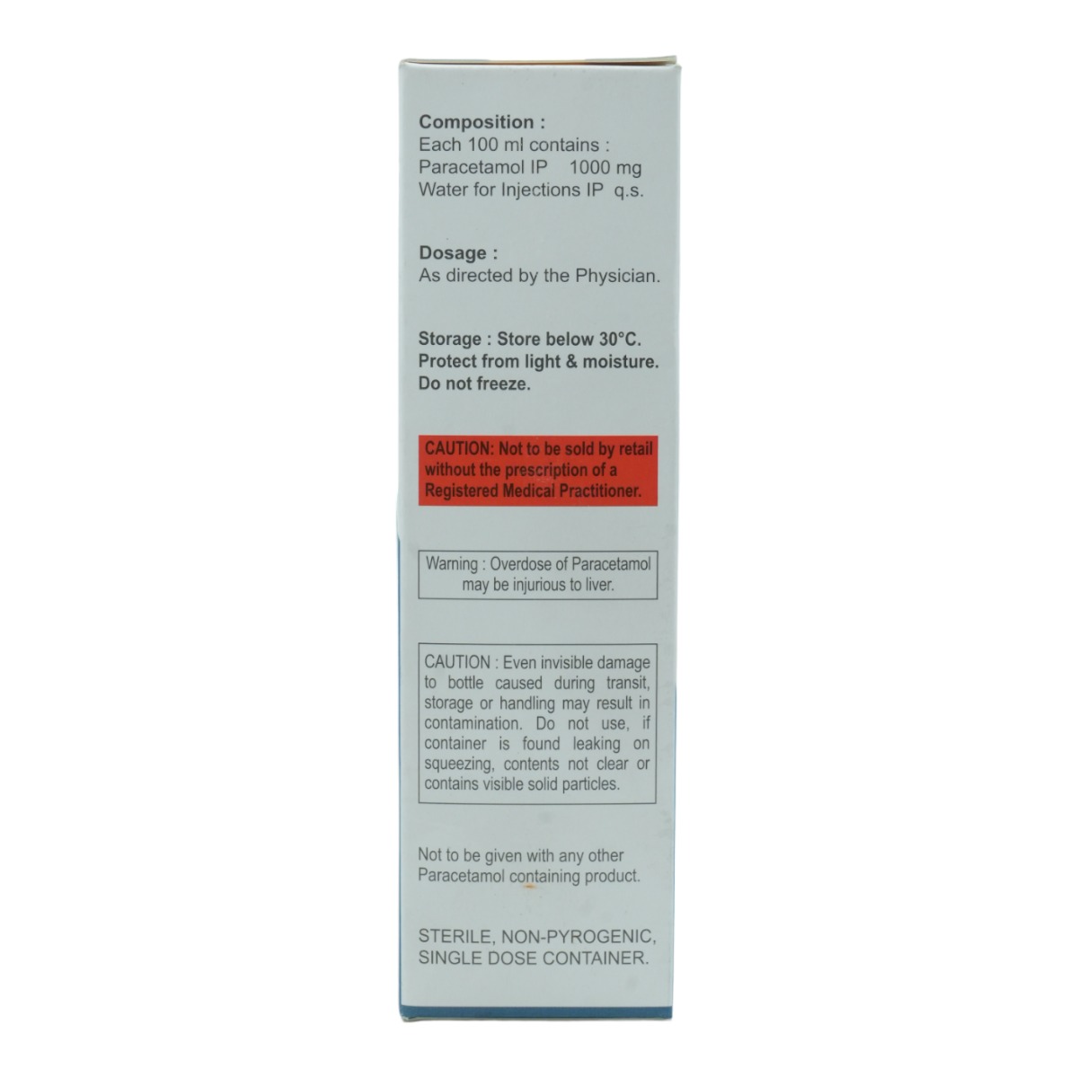 PROFUSE IV INJECTION 100ML , Pack of 1 Injection PROFUSE IV INJECTION 100ML , Pack of 1 Injection
