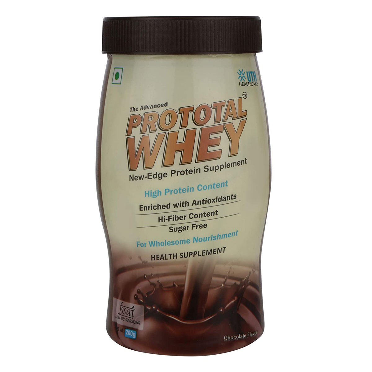 Prototal Whey Protein Choco Powder 200 gm, Pack of 1 Prototal Whey Protein Choco Powder 200 gm, Pack of 1