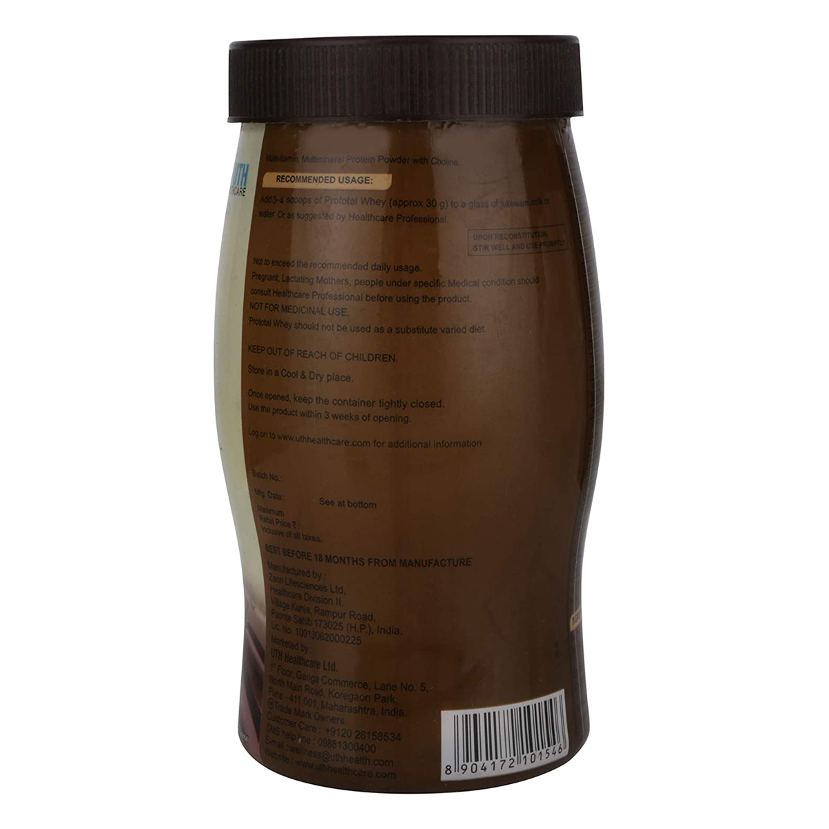 Prototal Whey Protein Choco Powder 200 gm, Pack of 1 Prototal Whey Protein Choco Powder 200 gm, Pack of 1