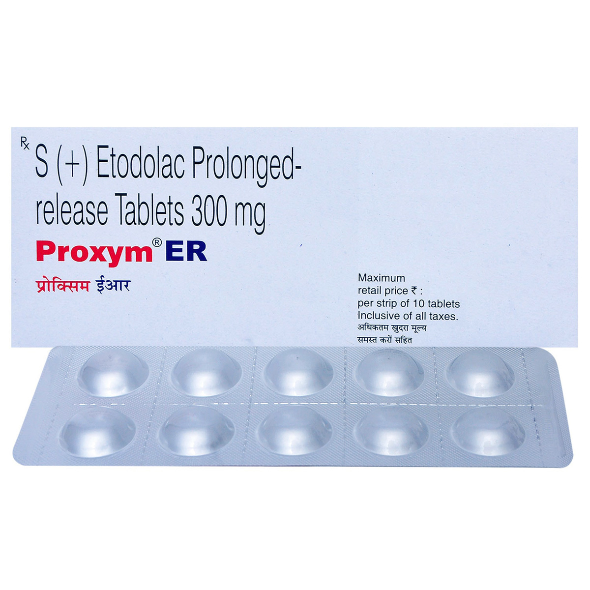 Proxym ER Tablet 10's, Pack of 10 TABLETS Proxym ER Tablet 10's, Pack of 10 TABLETS