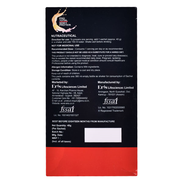 Prototal Whey Protein Combo Mixed Flavour Powder 40 gm, Pack of 1 Prototal Whey Protein Combo Mixed Flavour Powder 40 gm, Pack of 1