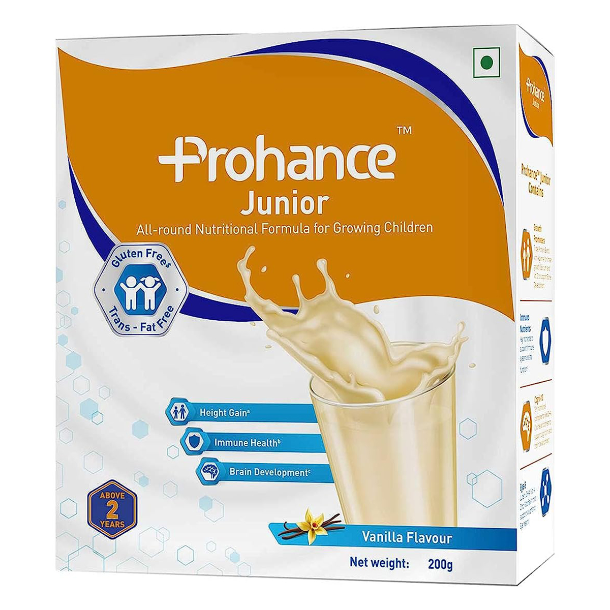 Prohance Junior Vanilla Powder 200 gm, Pack of 1 Prohance Junior Vanilla Powder 200 gm, Pack of 1