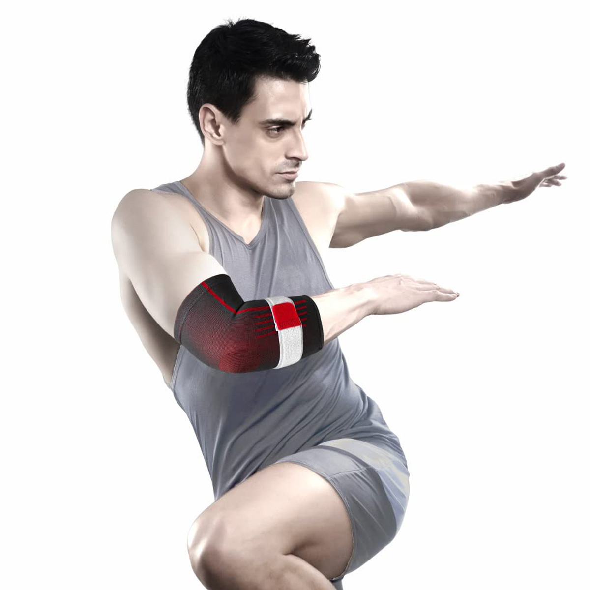 Vissco Pro Elbow Support with Strap XXL, 1 Count, Pack of 1 Vissco Pro Elbow Support with Strap XXL, 1 Count, Pack of 1