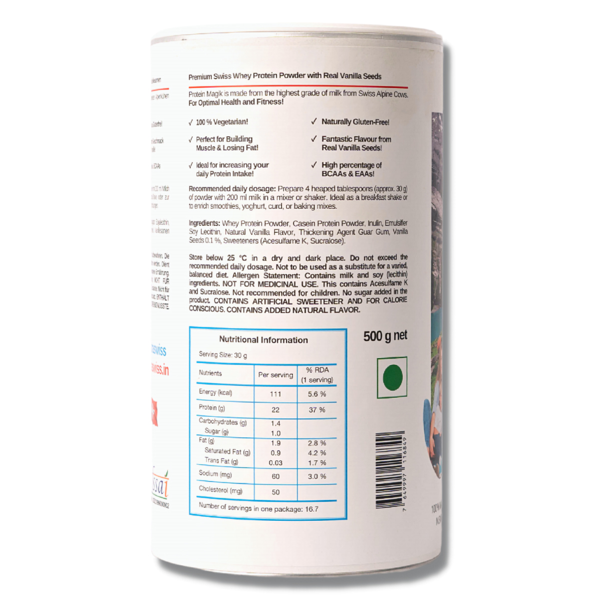 Nutraswiss Protein Magik Powder, 500 gm, Pack of 1 Nutraswiss Protein Magik Powder, 500 gm, Pack of 1