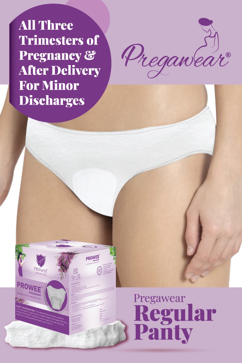 Prowee Pregawear Pre & Post Partum Minor Discharge Panty XL, 5 Count, Pack of 1 Prowee Pregawear Pre & Post Partum Minor Discharge Panty XL, 5 Count, Pack of 1