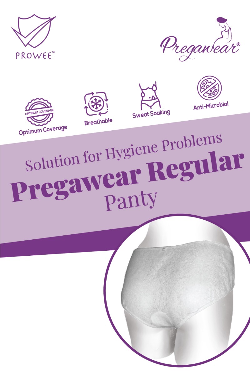 Prowee Pregawear Pre & Post Partum Minor Discharge Panty XXL, 5 Count, Pack of 1 Prowee Pregawear Pre & Post Partum Minor Discharge Panty XXL, 5 Count, Pack of 1