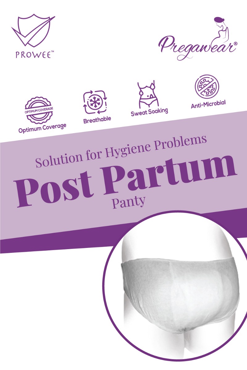 Prowee Pregawear Heavy Discharge After Delivery Panty XXL, 5 Count, Pack of 1 Prowee Pregawear Heavy Discharge After Delivery Panty XXL, 5 Count, Pack of 1