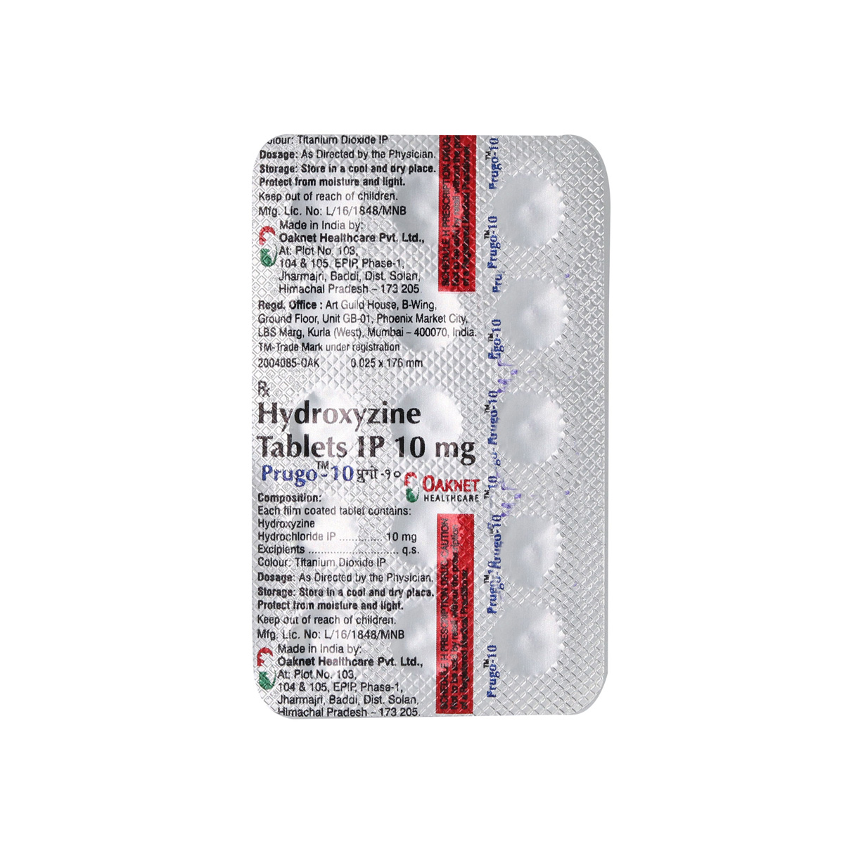 Prugo 10 Tablet 15's, Pack of 15 TabletS Prugo 10 Tablet 15's, Pack of 15 TabletS