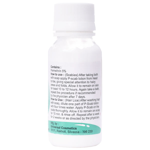 P-Scab Lotion 40 ml, Pack of 1 LOTION P-Scab Lotion 40 ml, Pack of 1 LOTION