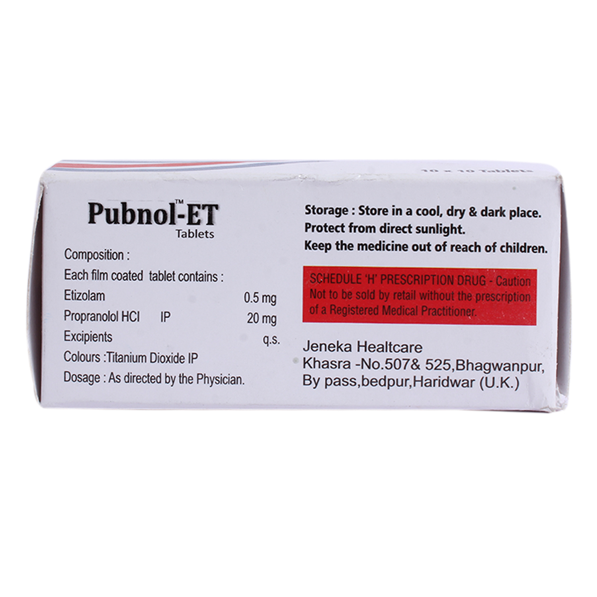 Pubnol-ET Tablet 10's, Pack of 10 Pubnol-ET Tablet 10's, Pack of 10