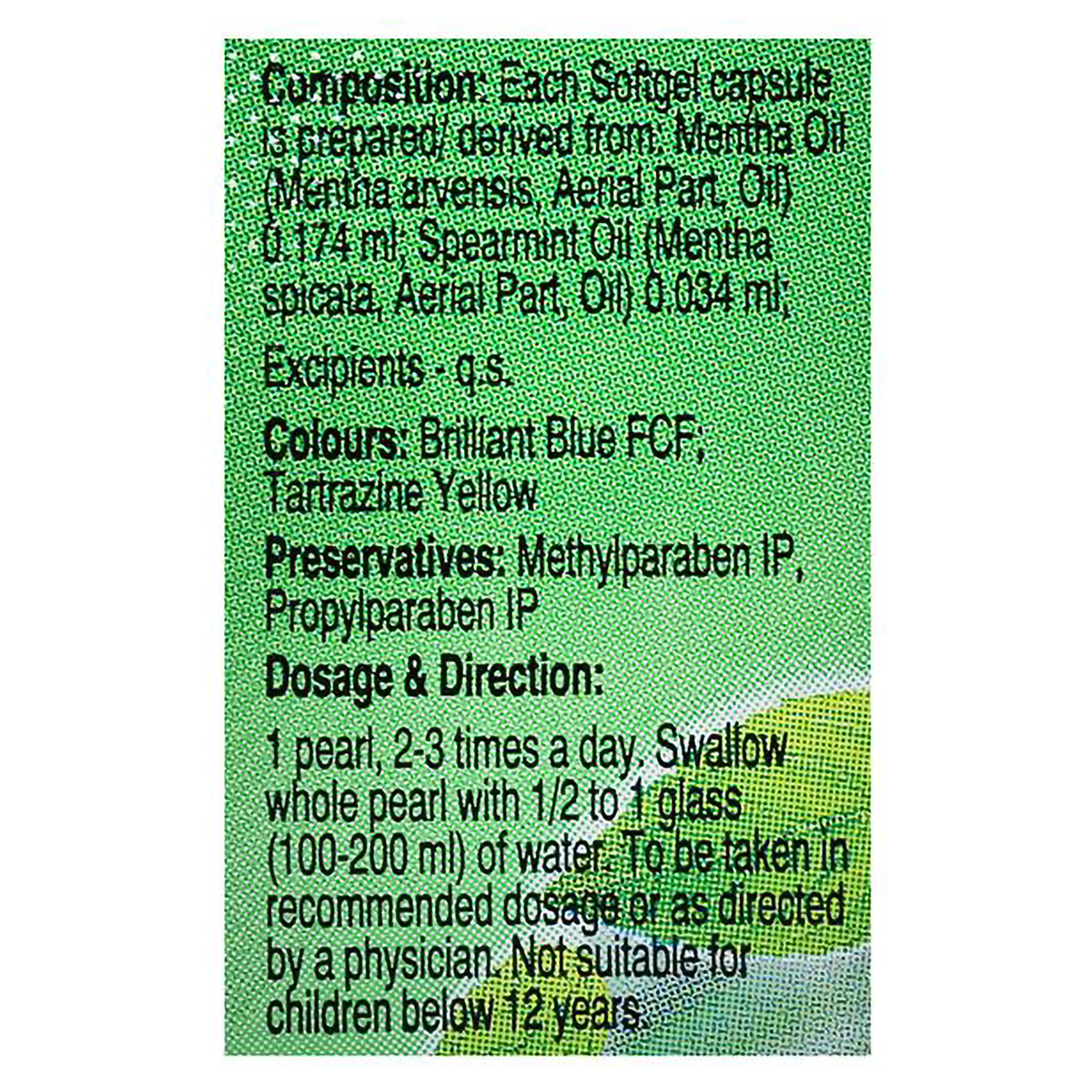 Dabur Pudin Hara Pearls, 10 Capsules, Pack of 10 Dabur Pudin Hara Pearls, 10 Capsules, Pack of 10