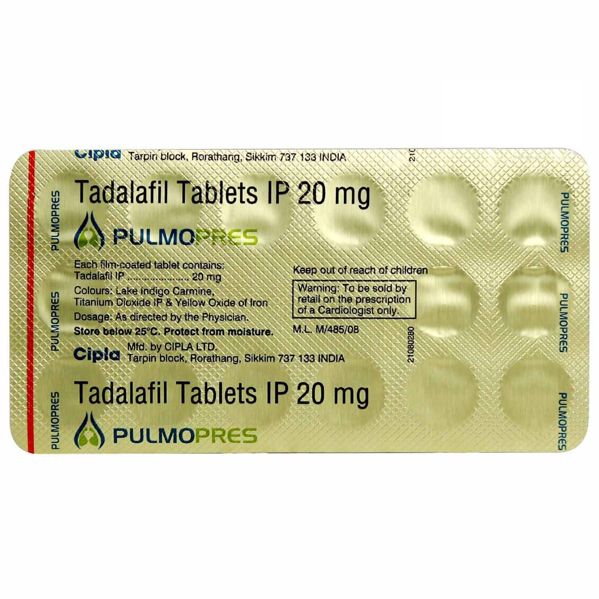 Pulmopres Tablet 15's, Pack of 15 TABLETS Pulmopres Tablet 15's, Pack of 15 TABLETS