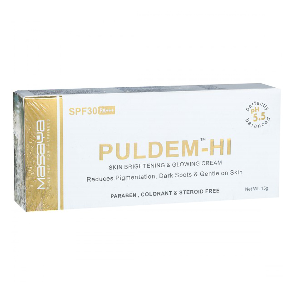 Puldem-Hi P.H 5.5 Spf 30 Pa+++ Cream 15 gm, Pack of 1