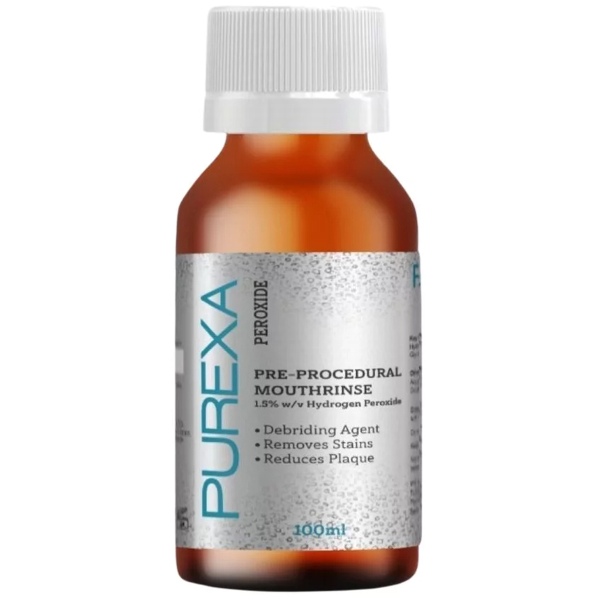 Purexa Peroxide Mouthrinse 100 ml, Pack of 1 SOLUTION Purexa Peroxide Mouthrinse 100 ml, Pack of 1 SOLUTION