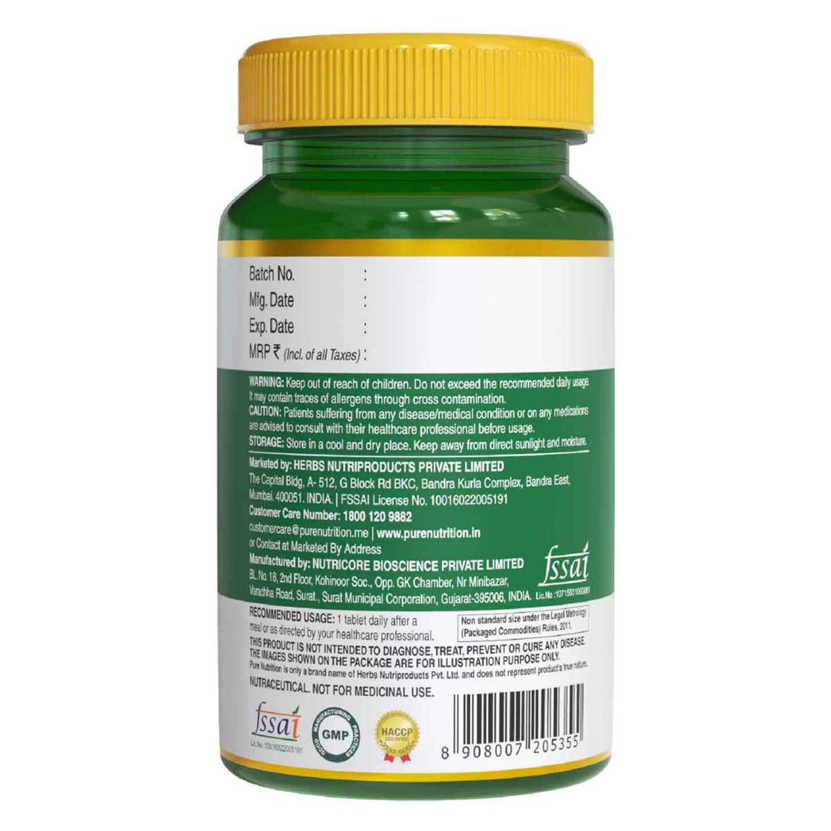 Pure Nutrition Multivitamin 1500 mg for Women, 30 Tablets, Pack of 1 Pure Nutrition Multivitamin 1500 mg for Women, 30 Tablets, Pack of 1