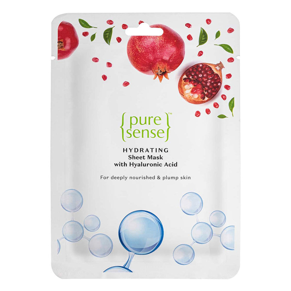 Pure Sense Hydrating Sheet Mask 15 ml | With Hyaluronic Acid | For Nourished, Hydrated And Plumpy Skin | For All Skin Type, Pack of 1 Pure Sense Hydrating Sheet Mask 15 ml | With Hyaluronic Acid | For Nourished, Hydrated And Plumpy Skin | For All Skin Type, Pack of 1