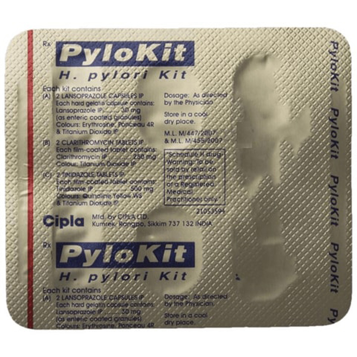 Pylokit Kit 1's, Pack of 1 TABLET Pylokit Kit 1's, Pack of 1 TABLET