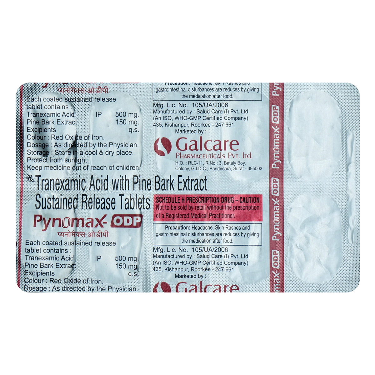 Buy Pynomax-ODP Tablet 10's Online