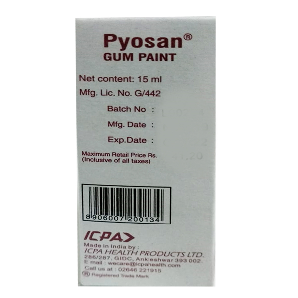 PYOSAN GUM PAINT 15ML, Pack of 1 PYOSAN GUM PAINT 15ML, Pack of 1