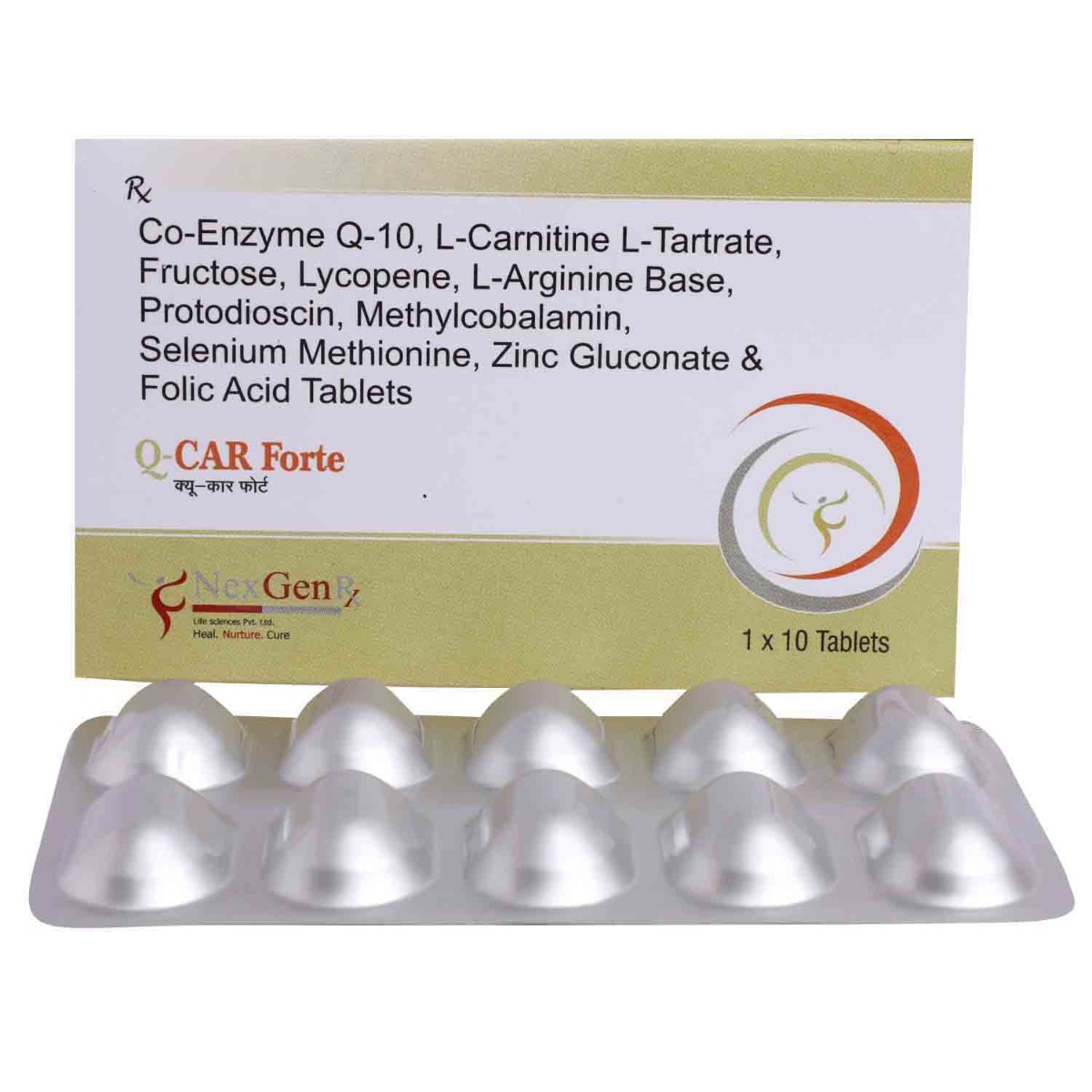 Q-Car Forte Tablet 10's, Pack of 10 TABLETS Q-Car Forte Tablet 10's, Pack of 10 TABLETS