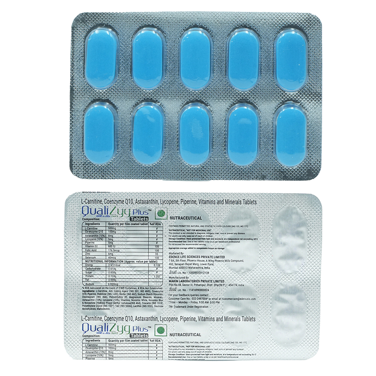 Qualizyg Plus Tablet 10's Qualizyg Plus Tablet 10's