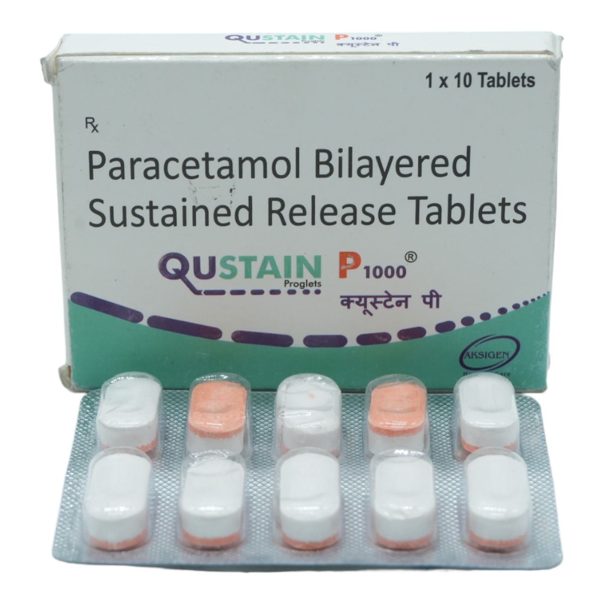 Qustain P 1000 Tablet 10's, Pack of 10 Qustain P 1000 Tablet 10's, Pack of 10