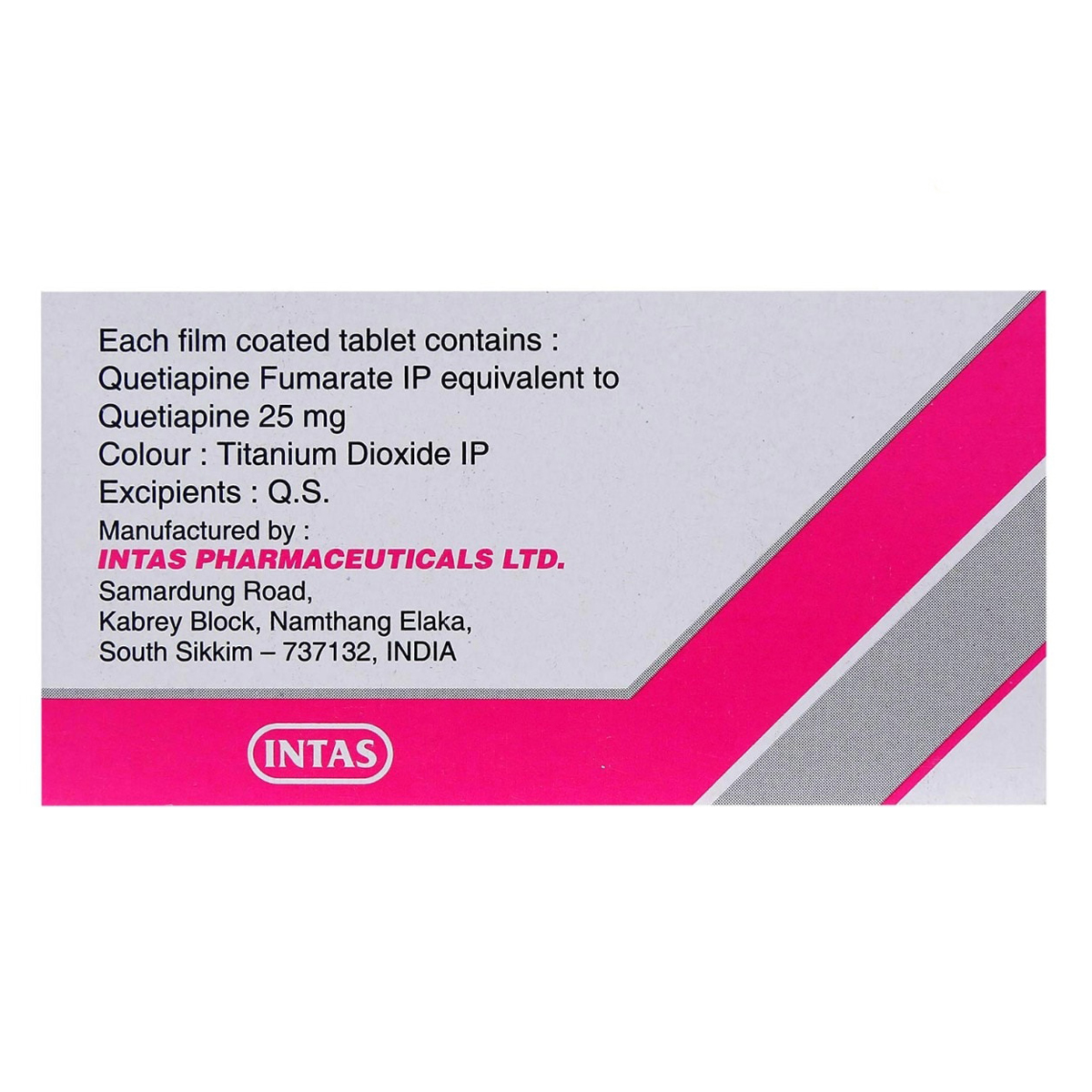 Qutan 25 Tablet 10's, Pack of 10 TABLETS Qutan 25 Tablet 10's, Pack of 10 TABLETS