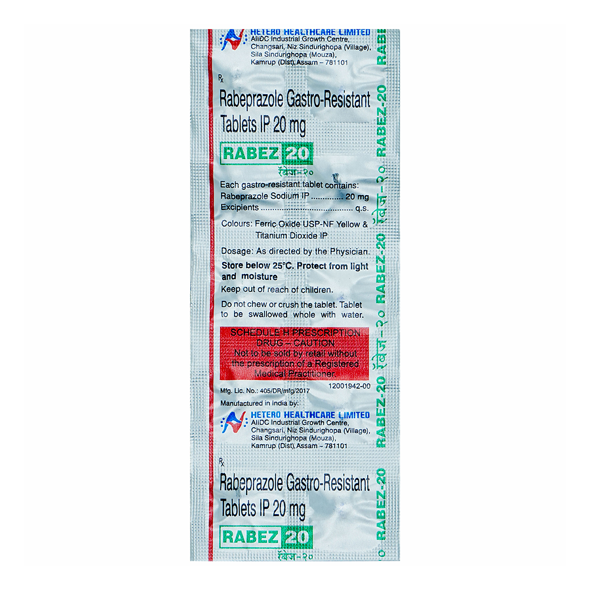 Rabez 20 Tablet 10's, Pack of 10 TABLETS Rabez 20 Tablet 10's, Pack of 10 TABLETS