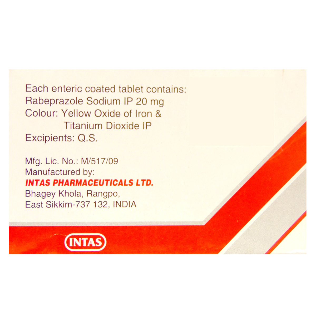 Rabium-20 Tablet 15's, Pack of 15 TABLETS Rabium-20 Tablet 15's, Pack of 15 TABLETS
