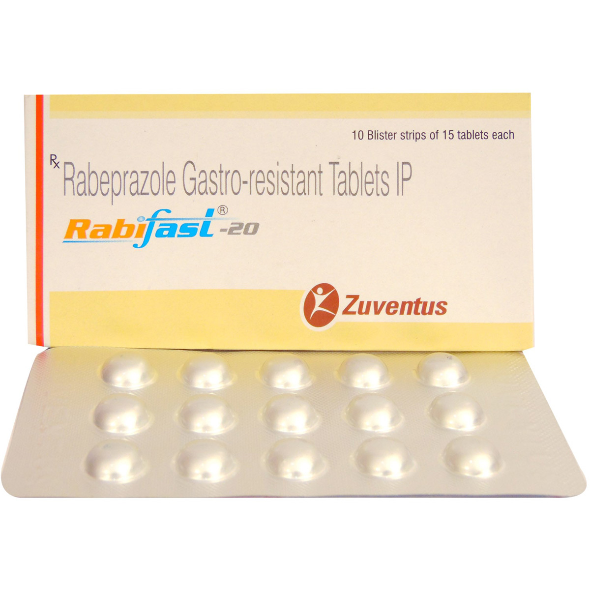 Rabifast-20 Tablet 15's, Pack of 15 TABLETS Rabifast-20 Tablet 15's, Pack of 15 TABLETS
