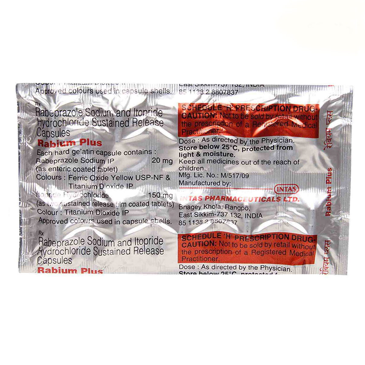 Rabium Plus Capsule 10's, Pack of 10 Rabium Plus Capsule 10's, Pack of 10