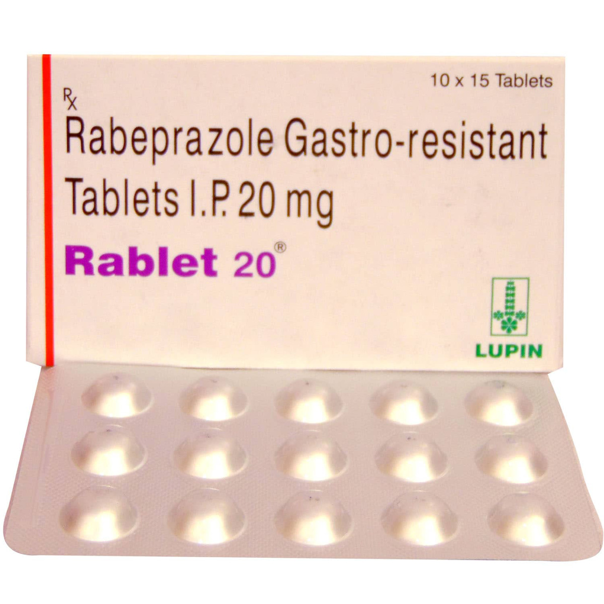 Rablet 20 mg Tablet 15's, Pack of 15 TABLETS Rablet 20 mg Tablet 15's, Pack of 15 TABLETS