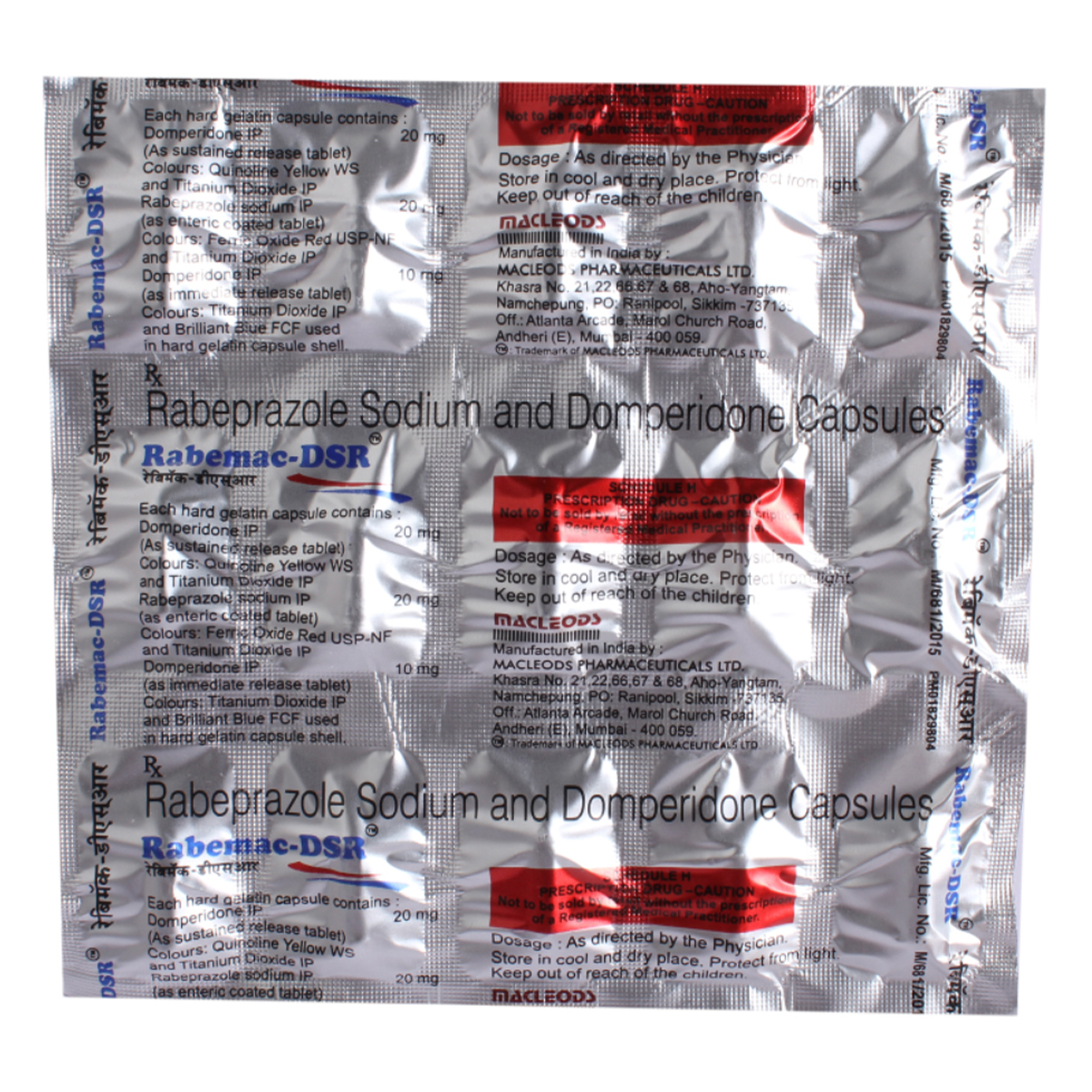 Rabemac-DSR Capsule 15's, Pack of 15 Rabemac-DSR Capsule 15's, Pack of 15