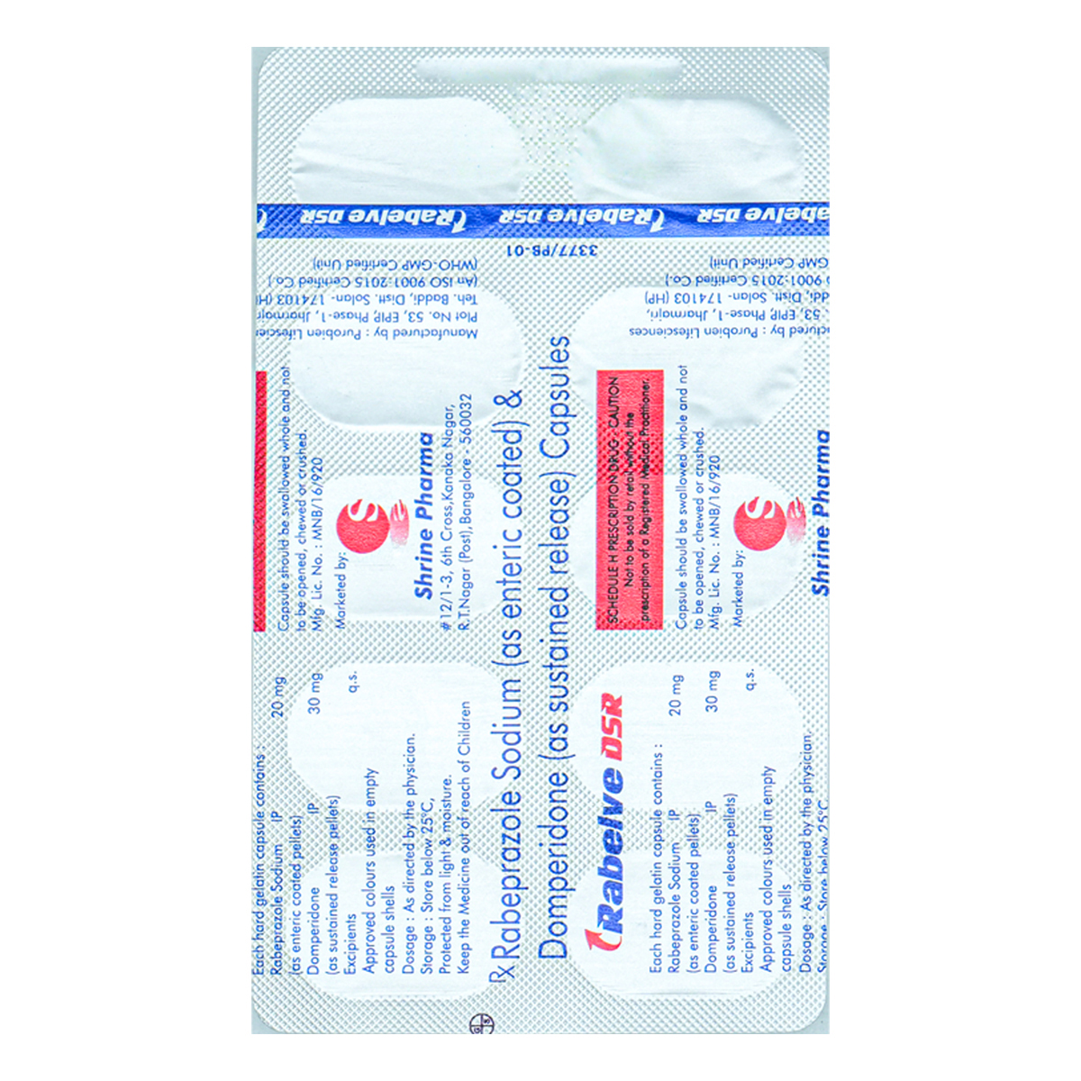 Rabelve DSR Capsule 10's, Pack of 10 Rabelve DSR Capsule 10's, Pack of 10